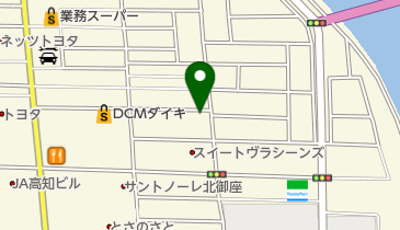 株式会社サニクリーン四国高知支店の地図画像