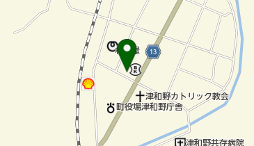 河田家具店の地図画像