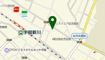 宇部市 新川ふれあいセンターの地図画像