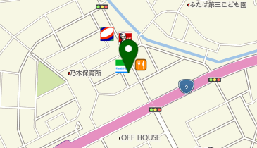 理容ワイワイの地図画像