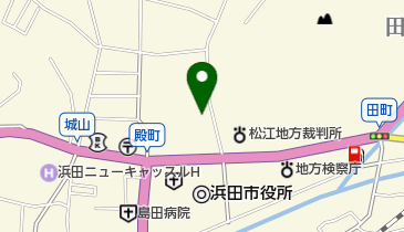 浜田市役所 教育委員会 青少年サポートセンターの地図画像