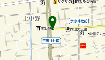 岡部時計店の地図画像