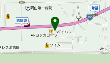 とりや小次郎高屋店の地図画像