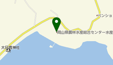 岡山県農林水産総合センター水産研究所の地図画像