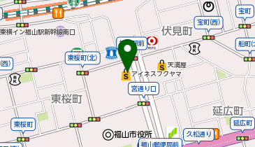パリゴ福山店の地図画像