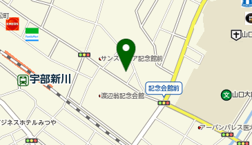 ブライダル優美国際ホテル宇部店の地図画像