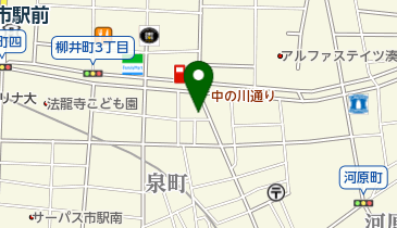 カヴァヘッドスパの地図画像