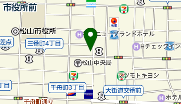 JTB松山支店の地図画像