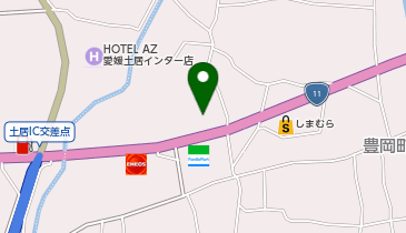 パンサーオート土居インター店の地図画像