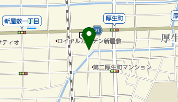 ベリー化粧品の地図画像