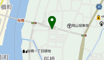 KRC岡山の地図画像