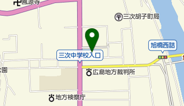 三次拘置支所の地図画像
