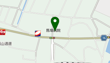 くつわ堂宗家 工場の地図画像