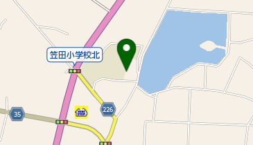 三豊市役所 豊中支所 笠田分館の地図画像