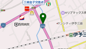 パソコンドック24四国中央店の地図画像