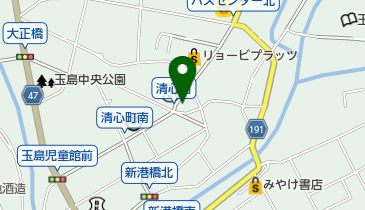 ローズ理容院の地図画像