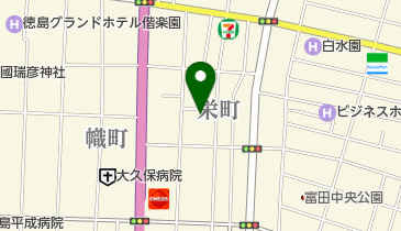 韓国エステ愛の島の地図画像