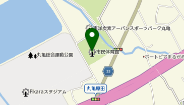 丸亀市役所 協働推進部 スポーツ推進課の地図画像