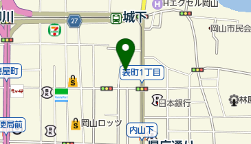 ギャラリークラッセ」(岡山市北区-その他洋服/洋品-〒700-0822)の地図