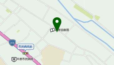 クロロフイル井原美顔教室いわくら屋の地図画像