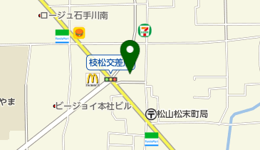 ペット霊園松山の地図画像