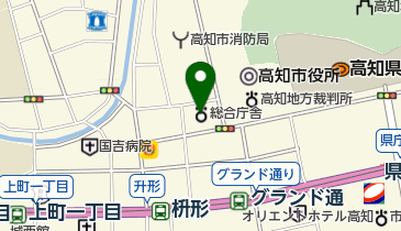 高松入国管理局高知出張所の地図画像