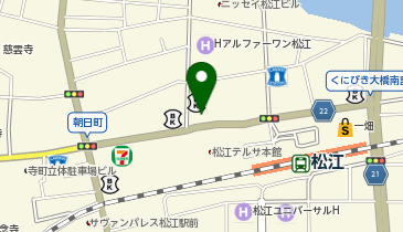 明治安田生命保険相互会社松江支社 松江北営業所の地図画像