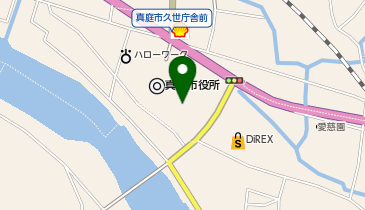 真庭市役所 久世公民館の地図画像