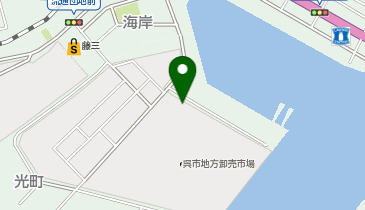 社団法人呉地方卸売市場協会の地図画像