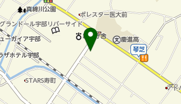メディカルケア・カイロ宇部の地図画像