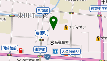 オオクボ萩店の地図画像