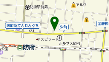 ペットライフ防府の地図画像