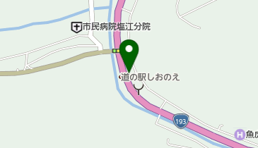 塩江温泉観光協会の地図画像