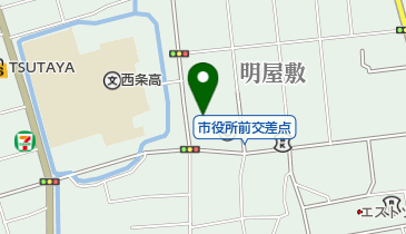 西条簡易裁判所 民事係の地図画像