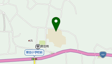 大洲市役所 本庁舎 教育委員会 生涯学習課 菅田児童クラブの地図画像