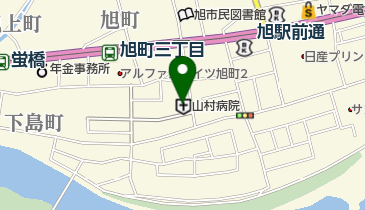 医療法人山村会介護複合施設輝の地図画像