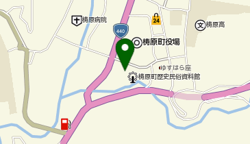 梼原維新の道社中・梼原町立歴史民俗資料館の地図画像