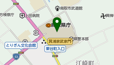 株式会社鳥取県情報センター 地域サポート部の地図画像