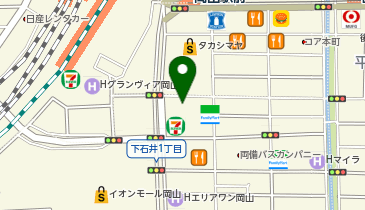 第一学院専門カレッジ岡山校の地図画像