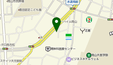 日中一時支援晴れる家の地図画像