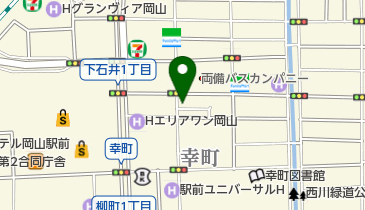 A4 岡山県 岡山市 北区 1 中心 seek・let」(岡山市北区-紳士服/メンズ-〒700-0903)の地図