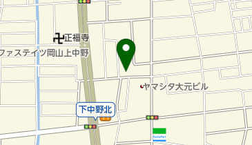 平岡理容室大元店の地図画像