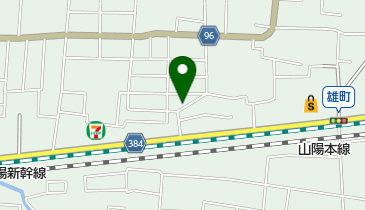 ゼノア岡山の地図画像