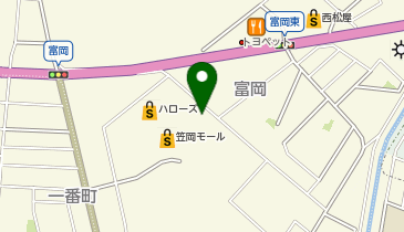 メガネ21笠岡店の地図画像