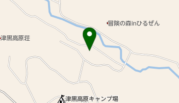 津黒いきものふれあいの里ささゆり館の地図画像