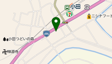 小田すしの地図画像