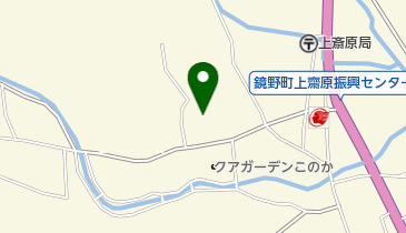 鏡野町 上齋原屋内ゲートボール場の地図画像