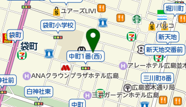 袋町公園パークの地図画像