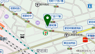 第一学院高等学校広島キャンパスの地図画像