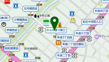 福屋 呉店 1階 婦人服・婦人洋品・婦人靴の地図画像